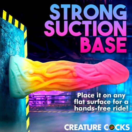 Creature Cocks Shape Shifter Alien Silicone Dildo - Multicolor - Image 7