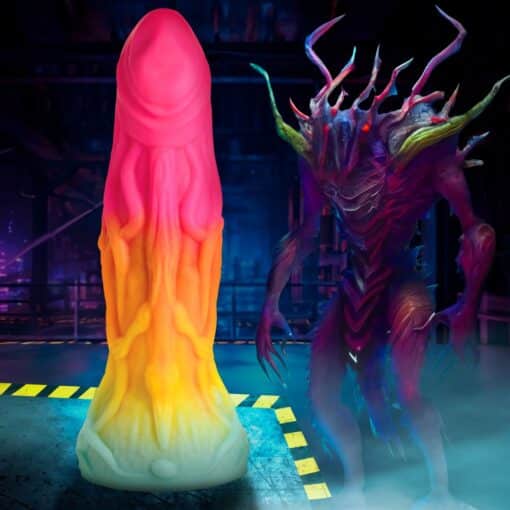 Creature Cocks Shape Shifter Alien Silicone Dildo - Multicolor - Image 8