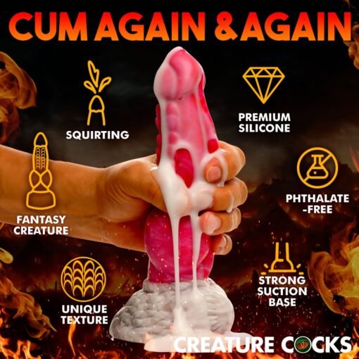 Creature Cocks Resurrector Phoenix Squirting Silicone Dildo - Image 5