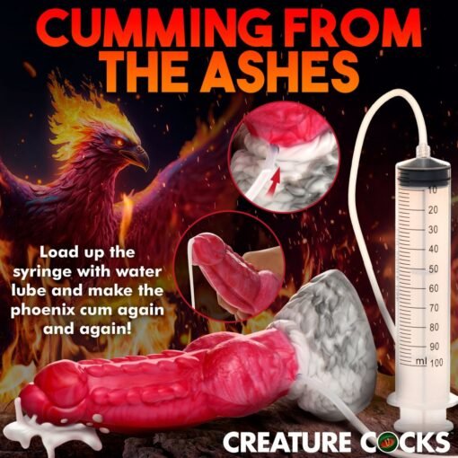 Creature Cocks Resurrector Phoenix Squirting Silicone Dildo - Image 6