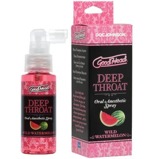 Goodhead Deep Throat Oral Anesthetic Spray Wild Watermelon 2 Ounce