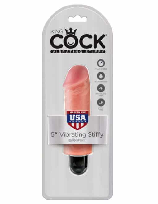 King Cock 5" Vibrating Stiffy