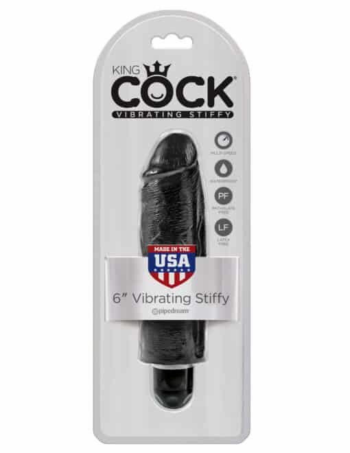 King Cock 6" Vibrating Stiffy
