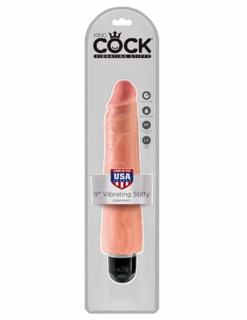 King Cock 9" Vibrating Stiffy