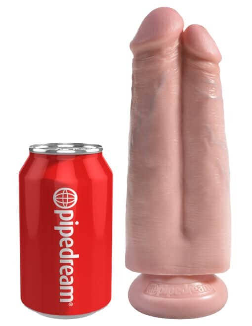 King Cock 7" Two Cocks One Hole - Image 2