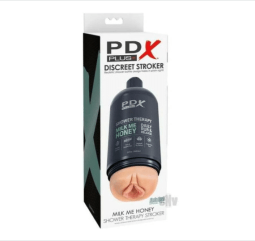 PDX Plus Shower Therapy Milk Me Honey Discreet Stroker - Vanilla