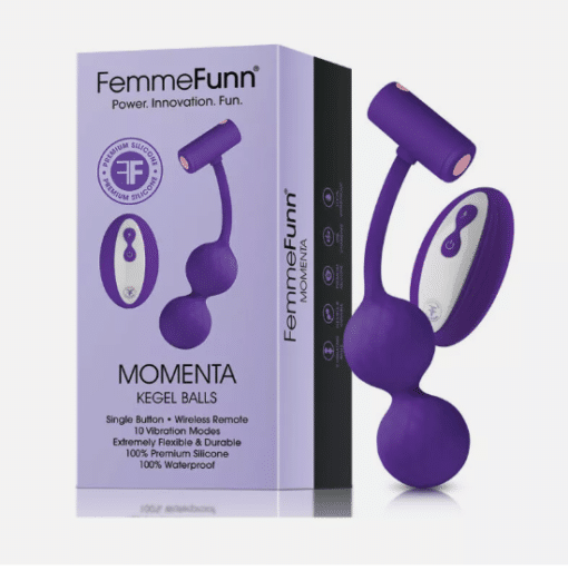 FemmeFunn Wireless Momenta Kegel Balls - Purple