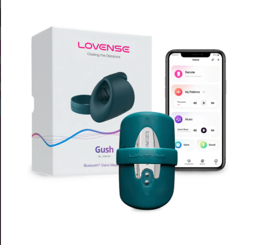 Lovense Gush - Handsfree App Controlled Glans Massager - Green