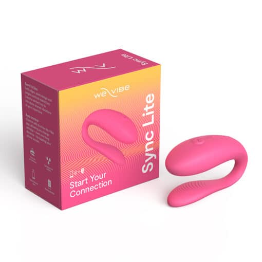 We-Vibe Sync Lite App Control Rechargeable Silicone Couples Vibrator - Pink