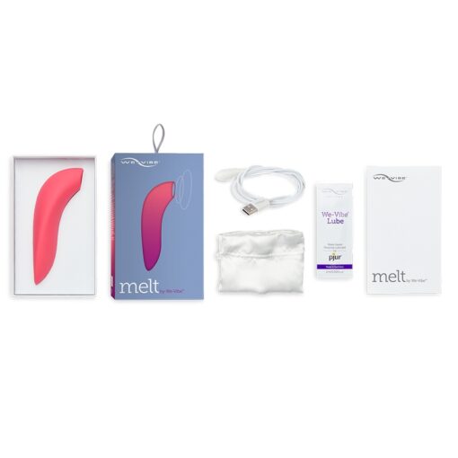 We-Vibe Melt Pleasure Air Rechargeable Silicone Clitoral Stimulator - Coral - Image 2