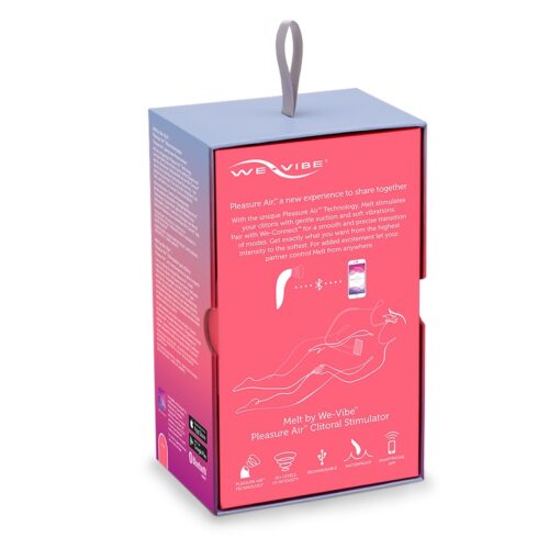 We-Vibe Melt Pleasure Air Rechargeable Silicone Clitoral Stimulator - Coral - Image 4