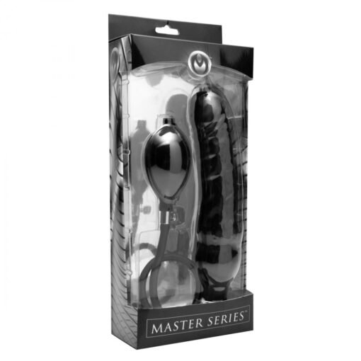 Master Series Primal Inflatable Dildo Black