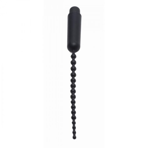 Master Series Dark Rod Vibrating Beaded Silicone Sound - Image 3