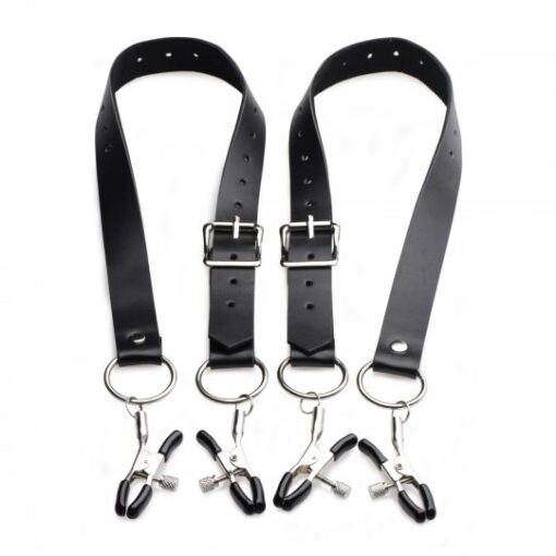 Master Series Spread Labia Spreader Straps with Clamps - Image 3