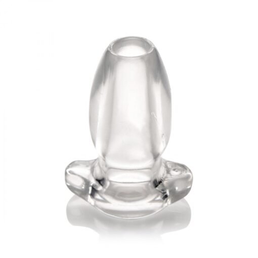 Master Series PeepHole Clear Hollow Anal Plug - Small - Image 2
