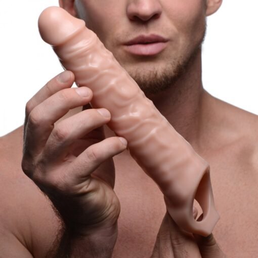 Size Matters 3 Inch Extender Sleeve Flesh - Image 5