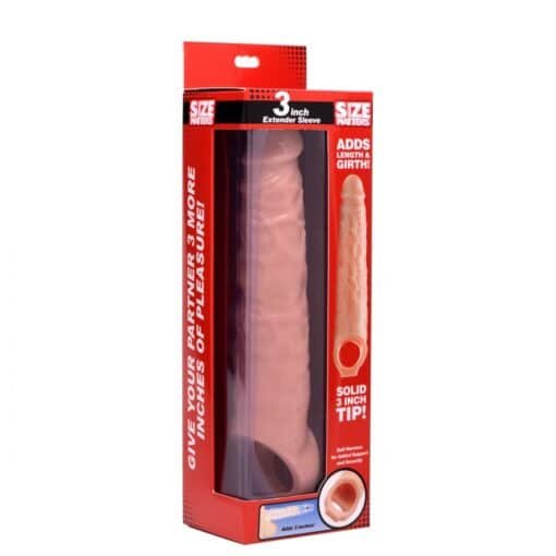 Size Matters 3 Inch Extender Sleeve Flesh