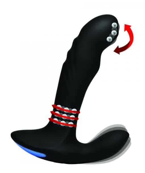 Alpha Pro 7X Bendable Prostate Stimulator with Stroking Bead - Image 8