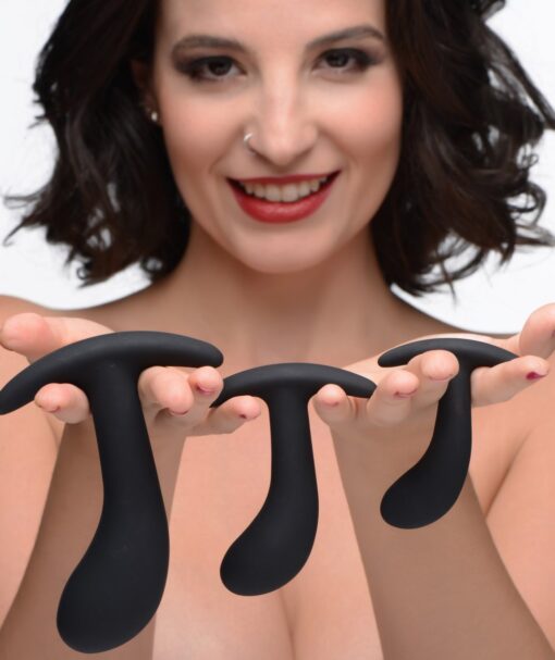 Master Series Dark Delights 3 Piece Curved Anal Trainer Set - Image 4