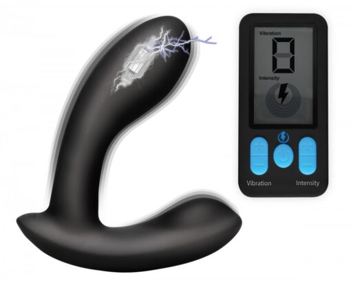 Zeus E-Stim E-Stim Pro Silicone Vibrating Prostate Massager with Remote Control - Image 5