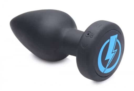 Zeus E-Stim Pro Silicone Vibrating Anal Plug with Remote Control - Image 2