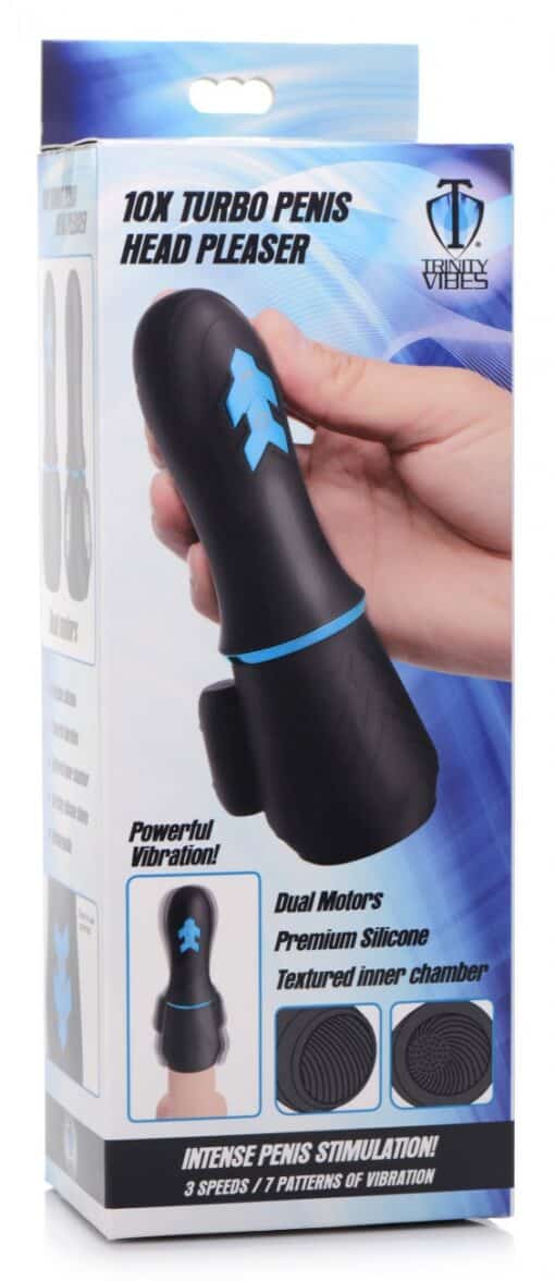 Trinity for Men 10X Turbo Silicone Penis Head Pleaser