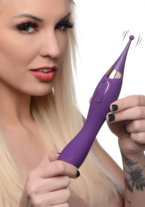 Inmi Pulsing G-spot Pinpoint Silicone Vibrator with Attachments - Image 5