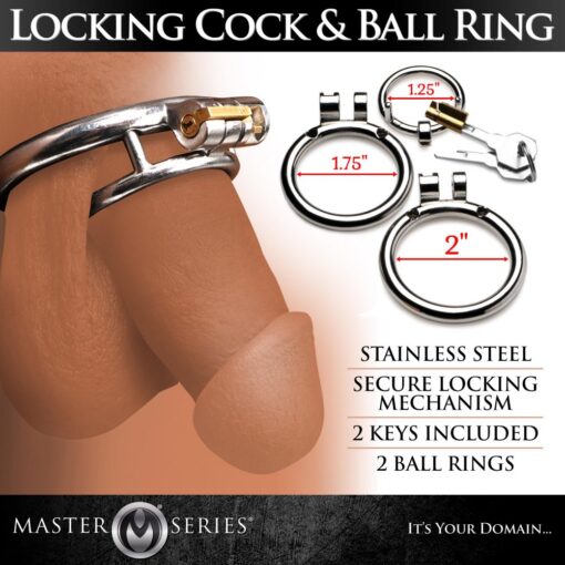 Master Series Locking Cock and Ball Rings - Image 4