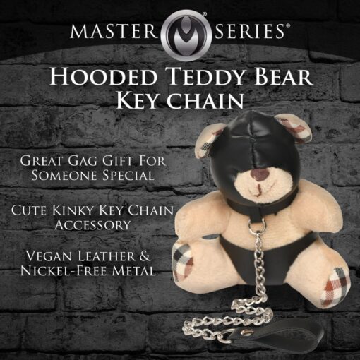 Master Series Hooded Teddy Bearz Keychain - Tan - Image 6