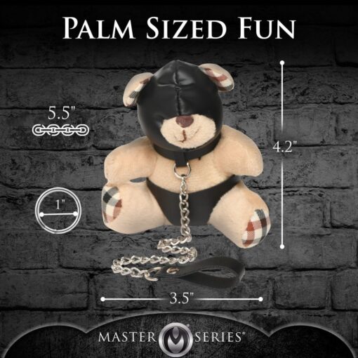 Master Series Hooded Teddy Bearz Keychain - Tan - Image 8