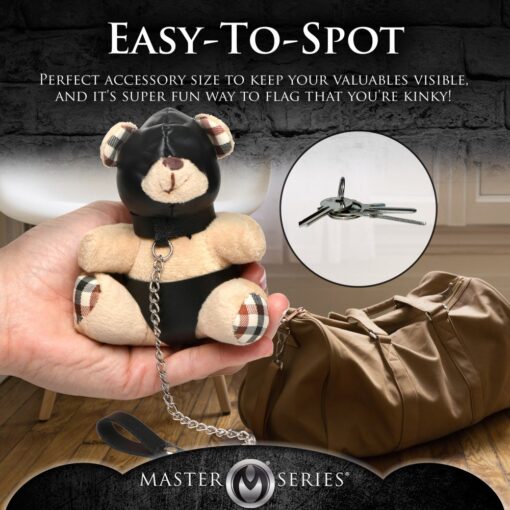 Master Series Hooded Teddy Bearz Keychain - Tan - Image 9