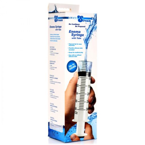 Clean Stream Enema Syringe with Tube - 300ml