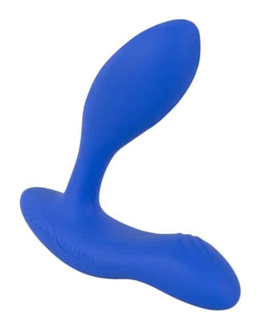 We-Vibe Vector+ Rechargeable Silicone Vibrating Prostate Massager with Remote Control - Royal Blue - Image 3