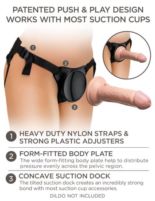 King Cock Elite Beginner's Body Dock Strap-On Harness - Image 4