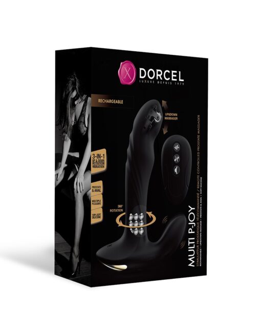 Dorcel - Multi P-Joy - Prostate Massager with Remote Control - Black