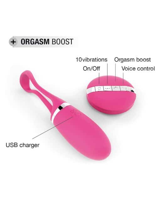 Dorcel - Secret Delight - Pink Remote Control Vibrating Egg - Image 5