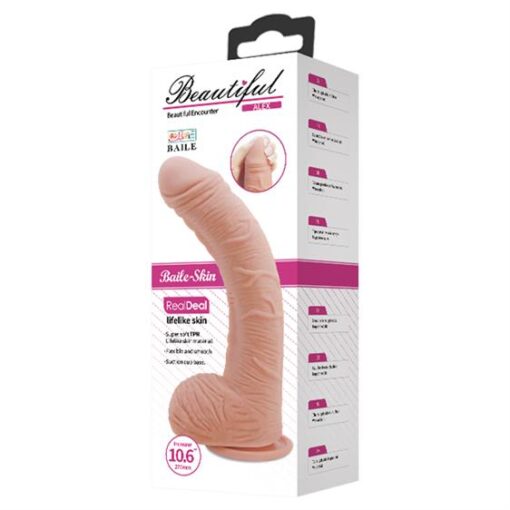 Baile Alex 28cm Lifelike Skin Dildo