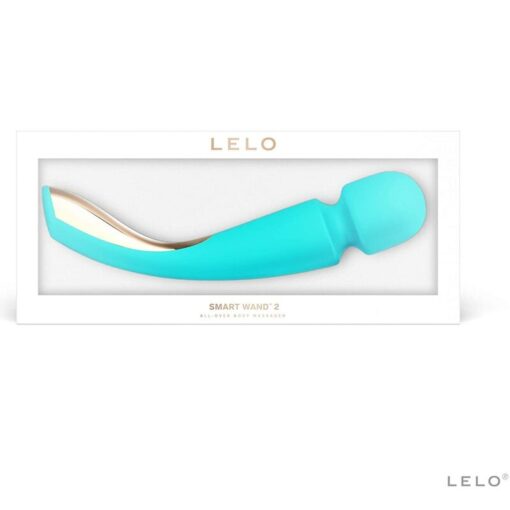 Lelo Smart Wand 2 Rechargeable Body Massager - Medium - Aqua Green