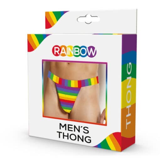 Pride -  Men's Thong with LGBT Flag