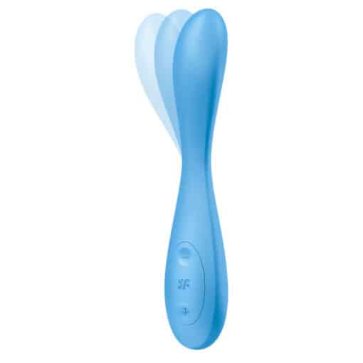 Satisfyer -  G-Spot Flex 4+ Multi Vibrator - Blue - Image 3