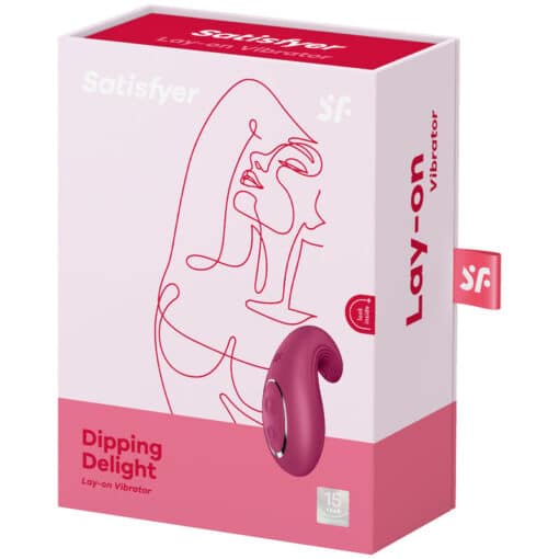 Satisfyer - Dipping Deliight Lay-on vibrator - Red