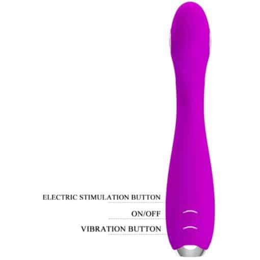 Pretty Love - Hector Electroshock Rechargeable Vibrator - Rose - Image 2