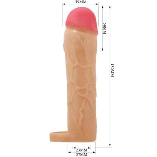 Pretty Love - Hani Penis Extender Cover Flesh - Image 3