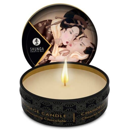 Shunga - Mini Caress by Candelight Massage Candle 30ml - Chocolate