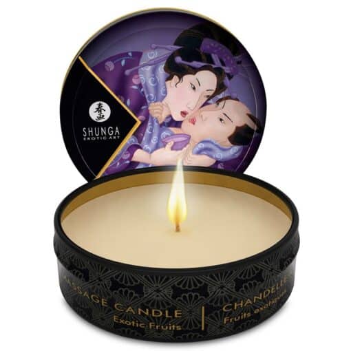 Shunga - Mini Caress by Candelight Massage Candle 30ml - Exotics Fruits