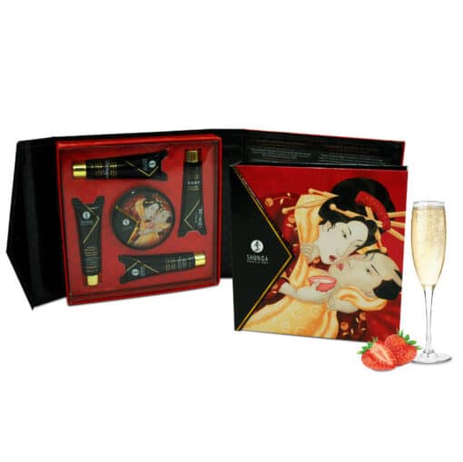 Shunga - Kit Secret Geisha - Strawberry and Cava - Image 2