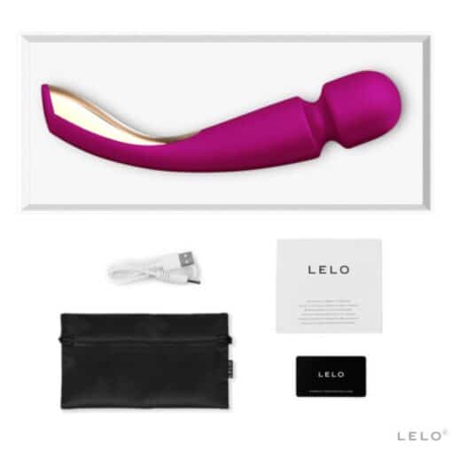 Lelo Smart Wand 2 Rechargeable Body Massager - Large - Bordeaux - Image 3