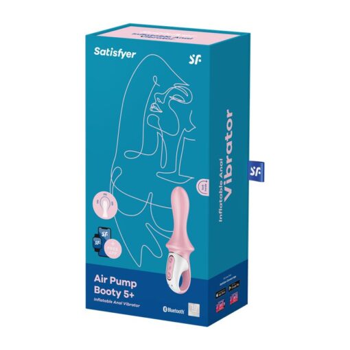 Satisfyer - Inflatable Anal Air Pump Booty Vibrator 5 Pink