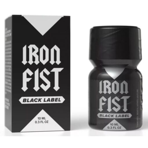 Poppers Iron Fist Black Label 10ml-Original from U.K