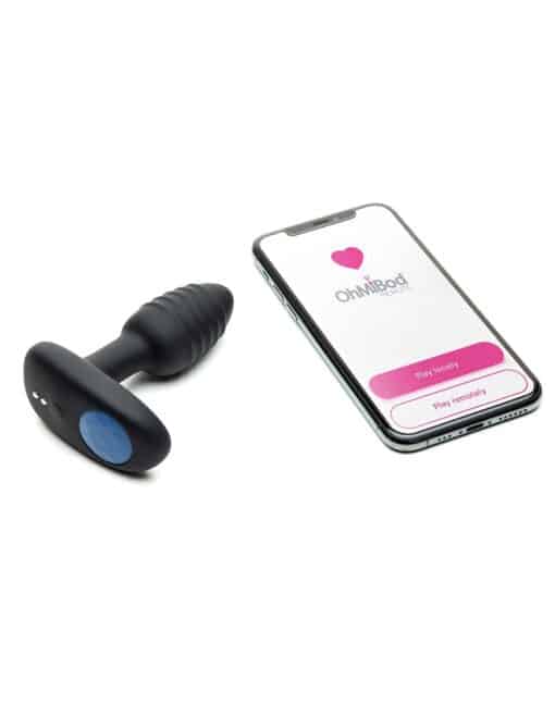 Kiiroo OhMiBod - Lumen - Interactive Butt Plug - Black - Image 2